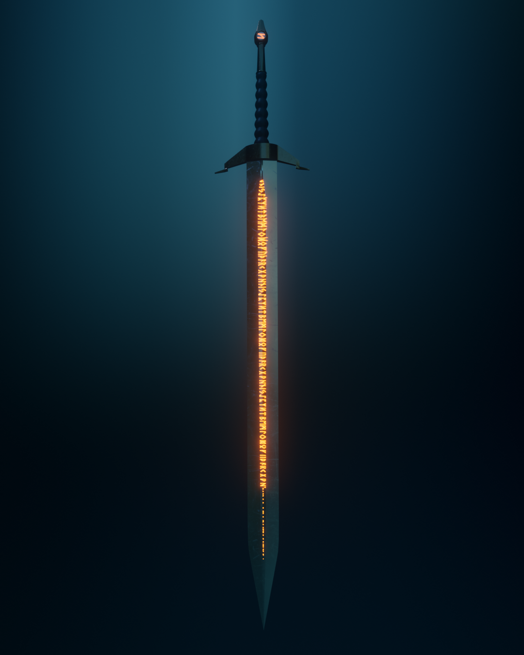 3D Sword Asset for Game Development