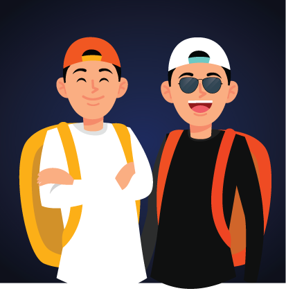 2D Character Design for YouTube Podcast